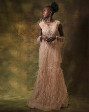 Load image into Gallery viewer, The Feathered Crystal Gown