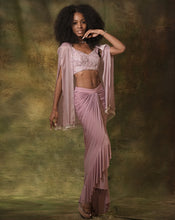 Load image into Gallery viewer, The Lilac Dhoti Set