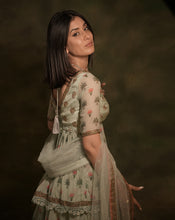 Load image into Gallery viewer, The Celadon Kurti Lehenga