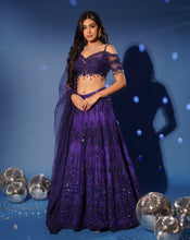 Load image into Gallery viewer, The L’elegant Royal Blue Lehenga