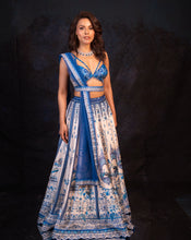 Load image into Gallery viewer, The Neel Mahal Lehenga