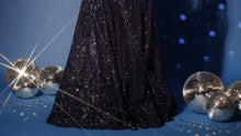 Load image into Gallery viewer, Midnight Blue Corset Lehenga