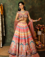 Load image into Gallery viewer, Sheesh Palace Lehenga Set