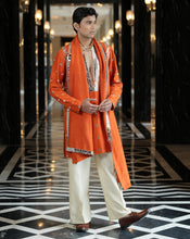 Load image into Gallery viewer, Ainna Rust Kurta Set