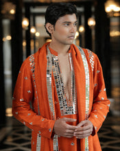 Load image into Gallery viewer, Ainna Rust Kurta Set