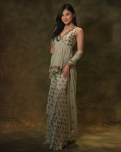 Load image into Gallery viewer, The Celadon Sharara Set