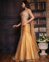 Load image into Gallery viewer, The Gold Sequins Lehenga