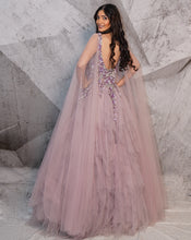 Load image into Gallery viewer, The Lavender ruffle gown