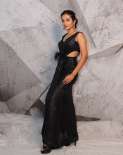 Load image into Gallery viewer, The Quintessential sequins black gown