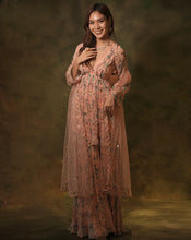 Load image into Gallery viewer, The Pink Floral Peplum Suit