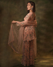 Load image into Gallery viewer, The Pink Floral Peplum Suit