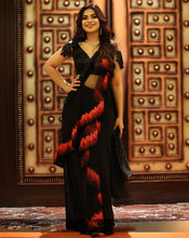 Load image into Gallery viewer, The Cosmic Twirl Sari