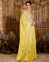 Load image into Gallery viewer, The Yellow frill Lehenga