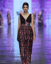 Load image into Gallery viewer, The Purple Digital Peplum Pant