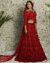 Load image into Gallery viewer, The Floral Bridal Lehenga