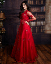 Load image into Gallery viewer, The Red Jacket Lehenga