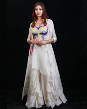 Load image into Gallery viewer, The Synchronized Scintillation Ruffle Palazzo Set