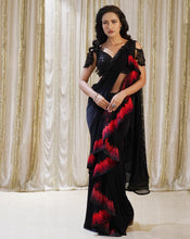 Load image into Gallery viewer, The Cosmic Twirl Sari