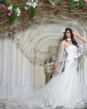 Load image into Gallery viewer, Mermaid White Trail Gown - Archana Kochhar India