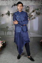 Load image into Gallery viewer, The Asymmetric Navatorm Kurta and Bandi - Archana Kochhar India