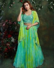 Load image into Gallery viewer, The Tropical Lehenga Jacket