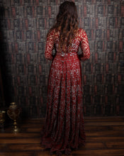 Load image into Gallery viewer, The Red Anarkali Set