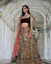 Load image into Gallery viewer, The Sheesh Mahal Lehenga - Archana Kochhar India