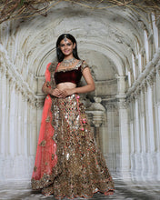 Load image into Gallery viewer, The Sheesh Mahal Lehenga - Archana Kochhar India