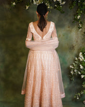 Load image into Gallery viewer, The Peach Kundan Lehenga