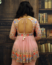 Load image into Gallery viewer, Pink Peplum Sharara