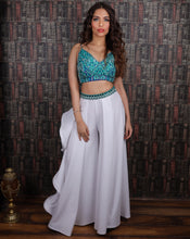 Load image into Gallery viewer, The Crop Top Ruffle Pant Set
