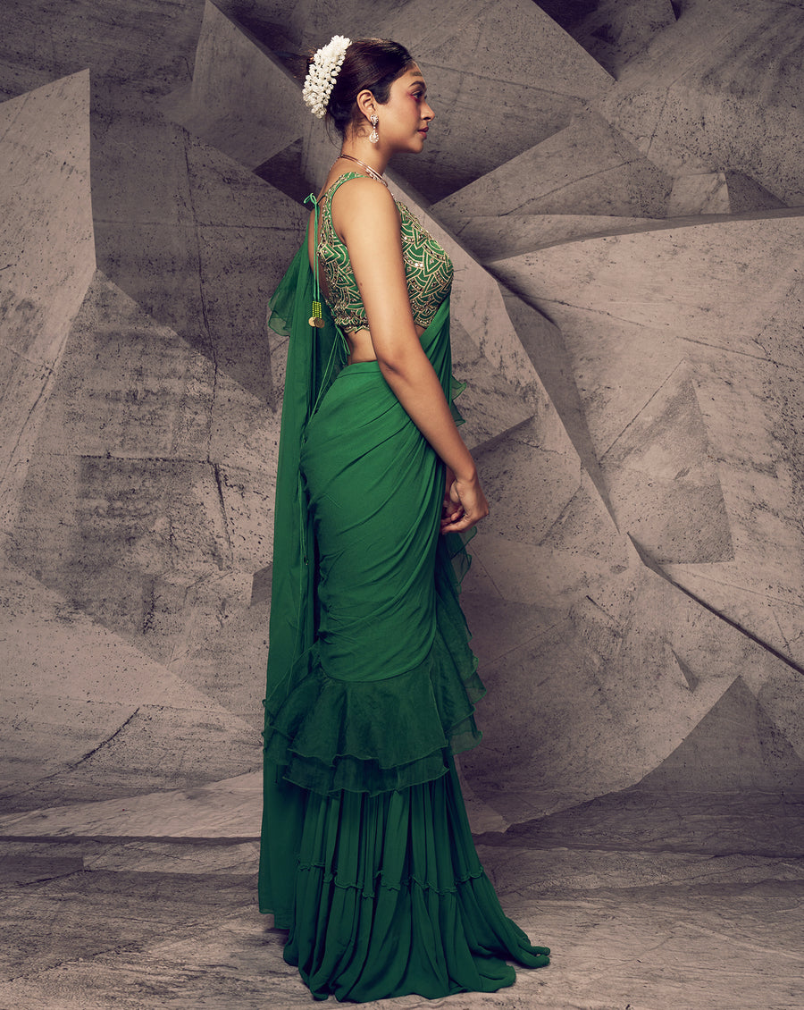 The Anant Sharara Sari