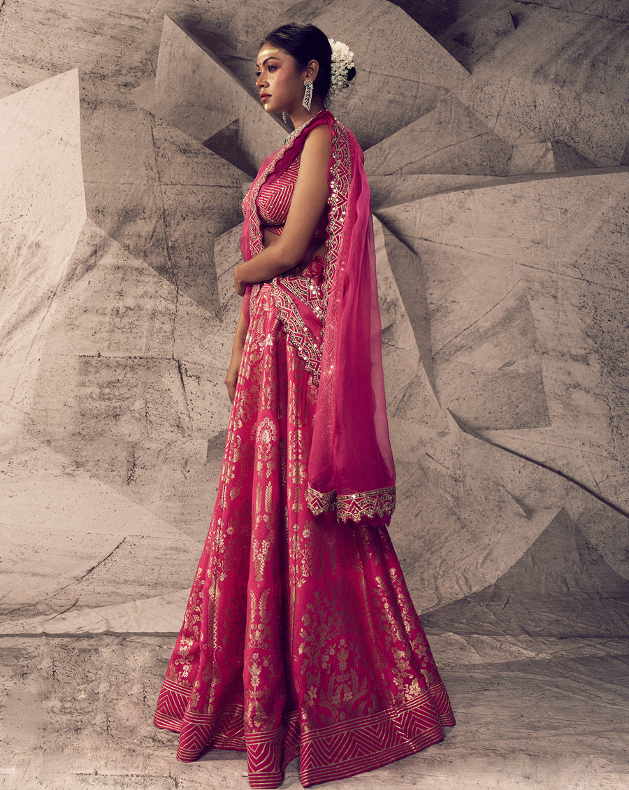 The Anant Pink Lehenga