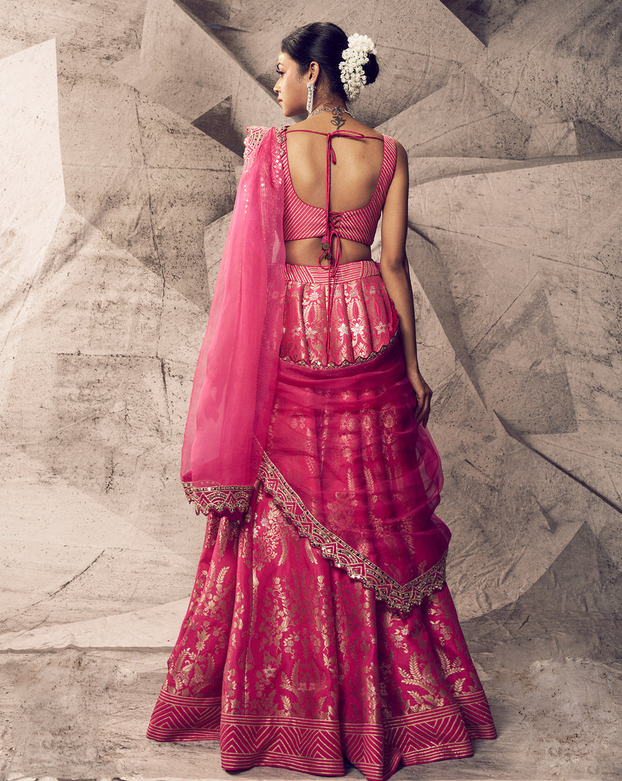 The Anant Pink Lehenga
