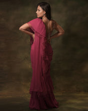 Load image into Gallery viewer, The Pink Zardozi Sari
