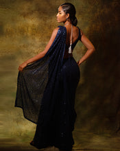 Load image into Gallery viewer, The Shimmering Slit Sari
