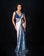 Load image into Gallery viewer, The Neel Mahal Ivory Sari
