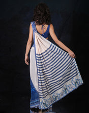 Load image into Gallery viewer, The Neel Mahal Ivory Sari
