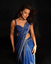 Load image into Gallery viewer, The Neel Mahal Sari
