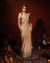 Load image into Gallery viewer, Ivory Gotta Patti Kali Saree
