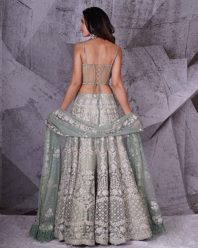 The Spree Pista Lehenga