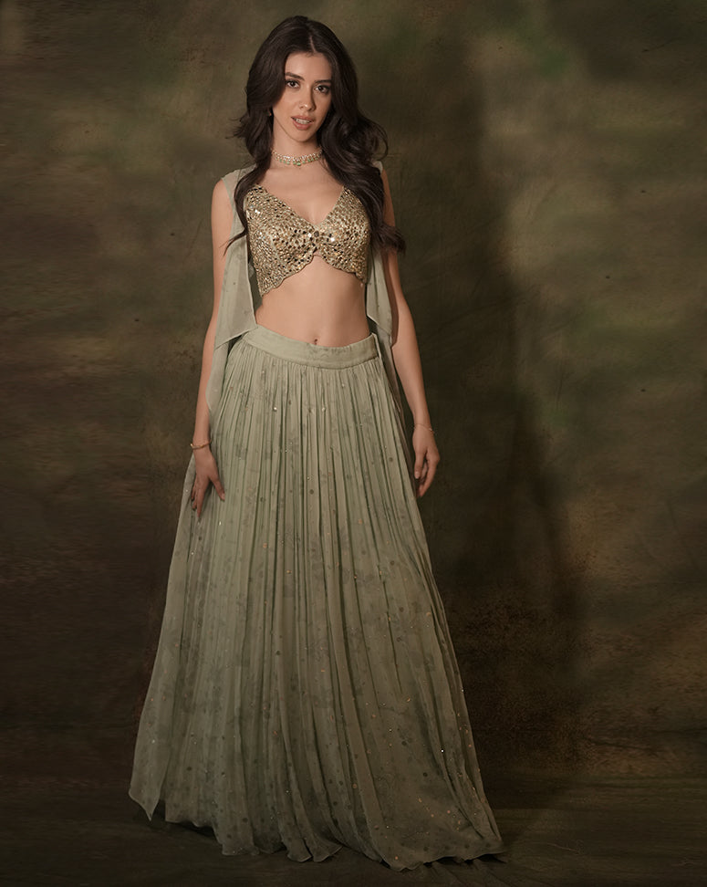 The Jacket Mirror Lehenga