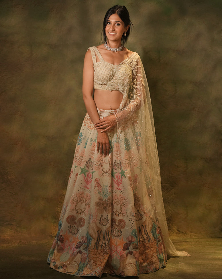 The Seashells Lehenga