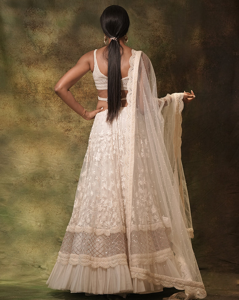 The Floral Pearl Lehenga