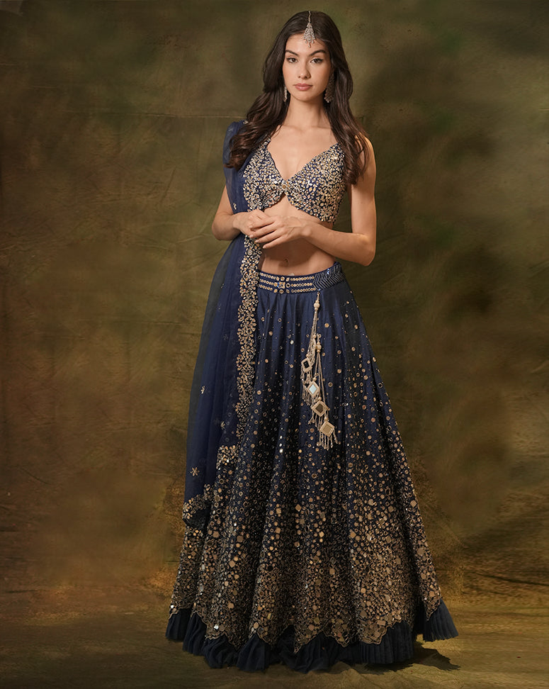The Dazzled Mirror Lehenga