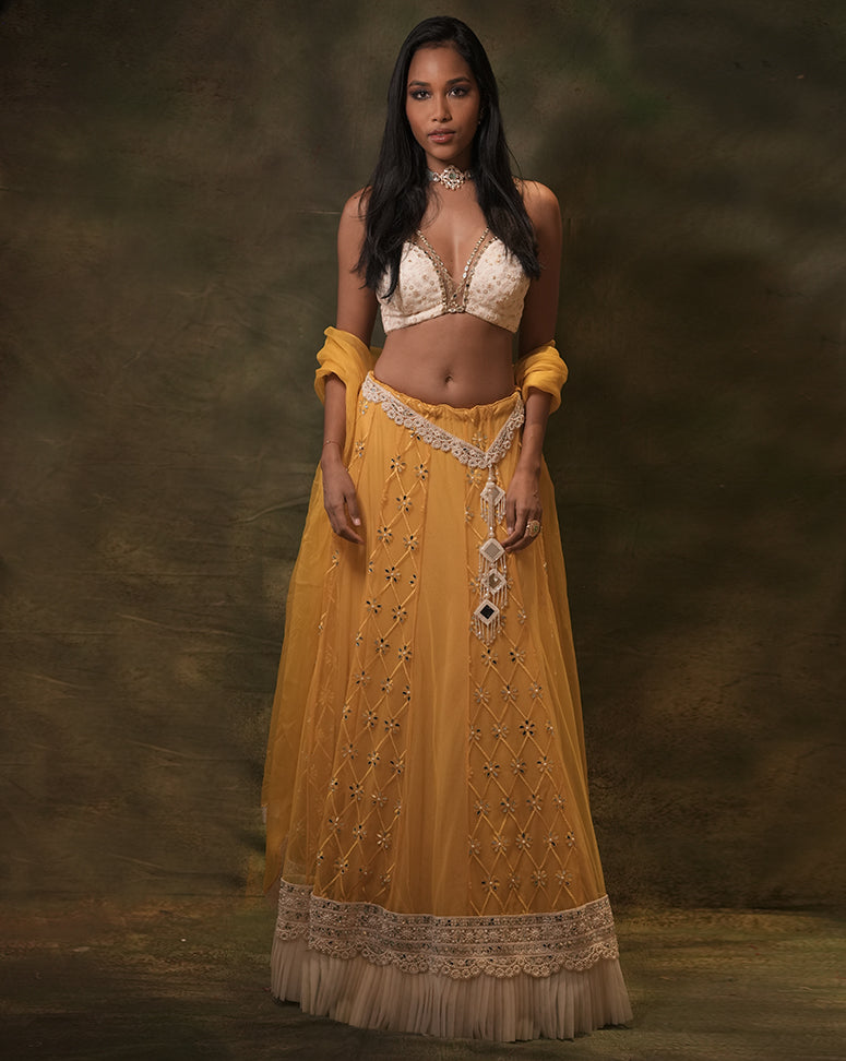 The Sunshine Mirror Lehenga