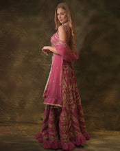 Load image into Gallery viewer, The Pink Gota Lehenga
