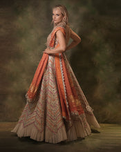 Load image into Gallery viewer, The Chevron Bandhani Lehenga
