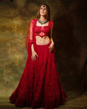 Load image into Gallery viewer, The L’elegant Corset Lehenga
