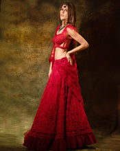 Load image into Gallery viewer, The L’elegant Corset Lehenga
